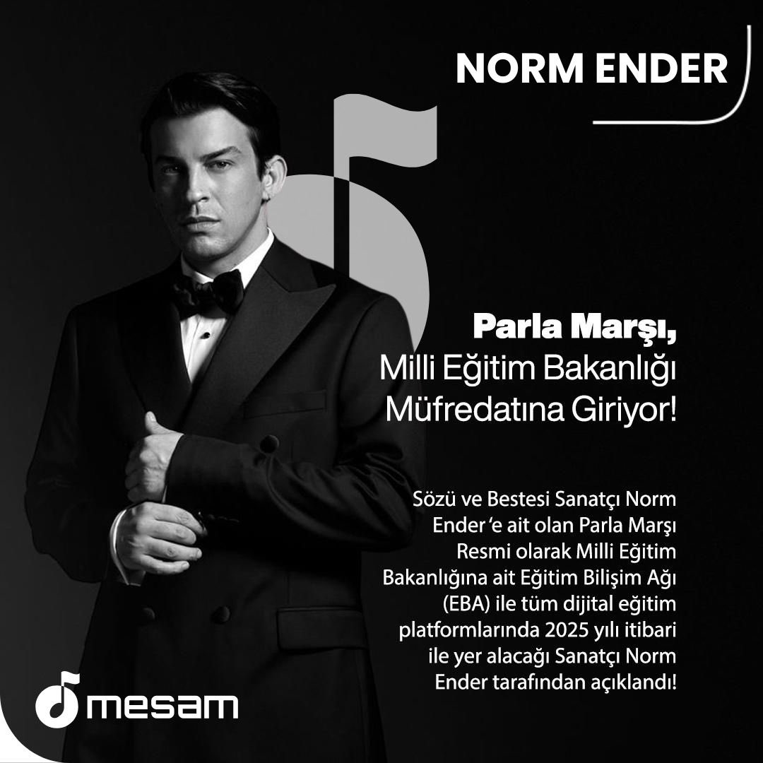 Milli Eğitim Bakanlığı’ndan ‘Norm Ender’ kararı: ‘Parla’ müfredata girecek